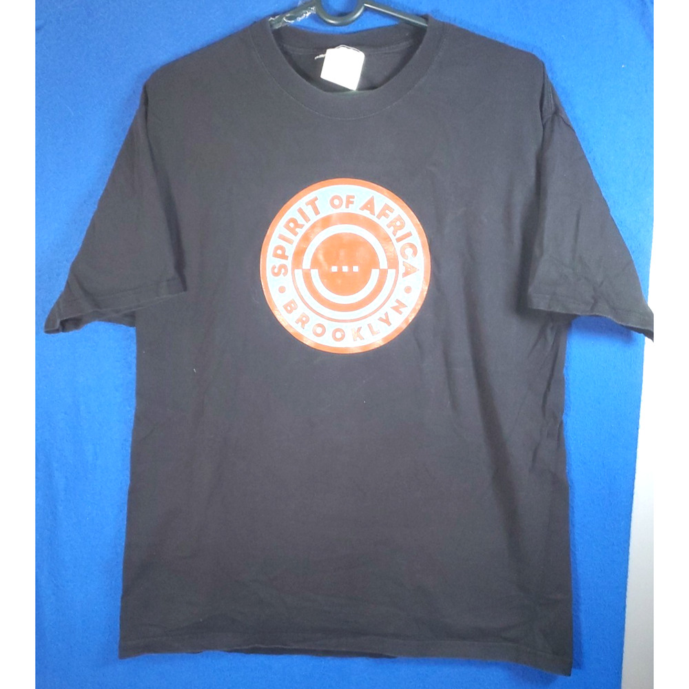 Spirit Of Africa Brooklyn NY Africa Diaspora Brown T-Shirt Men's Size Large